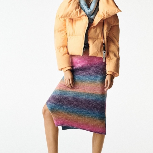 NWT Anthropologie Lucky Monday Sunset Midi Sweater Skirt 8 - Picture 2 of 6